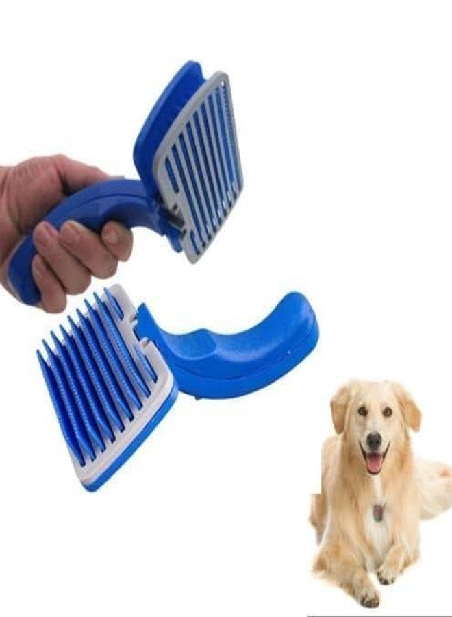 DOGTOWN Wooden and Plastic Slicker Brush Combo | Pet Grooming Kit for Dogs and Cats | Dual-Brush Set for Efficient Shedding and Detangling | High-Quality, Ergonomic Design (Large) - Image 5